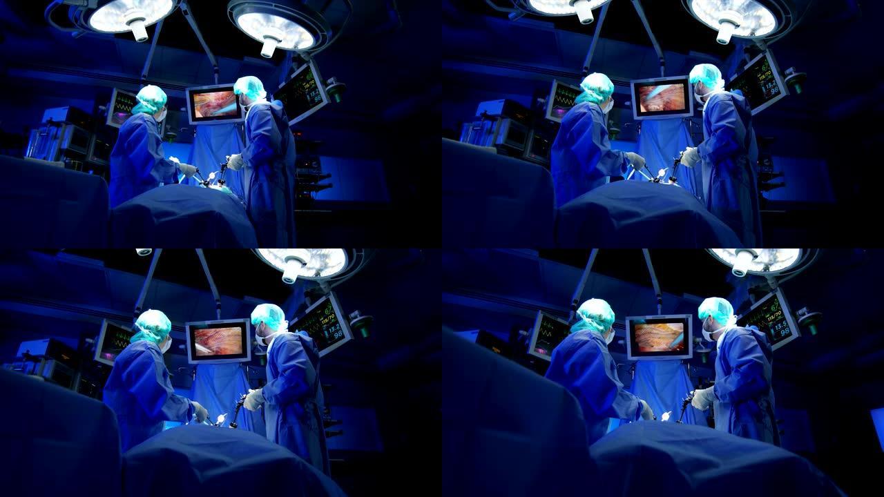 使用内窥镜进行腹腔镜检查的高加索医院团队培训