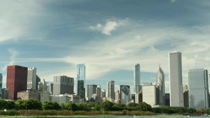 芝加哥伊利诺伊城市天际线