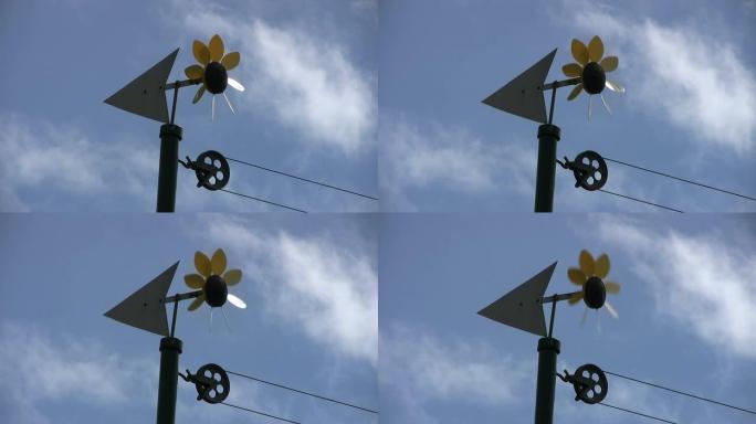 向日葵风向标旋转速度快 (高清1080p30)