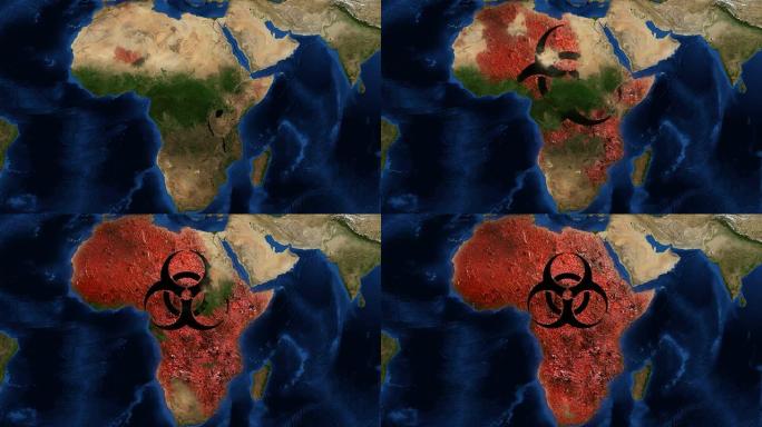 埃博拉病毒非洲动画