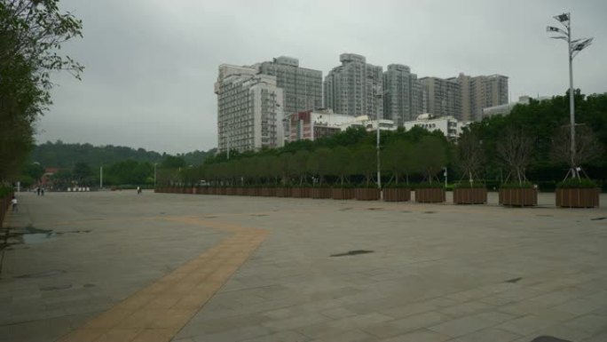 武汉博物馆广场全景4k中国