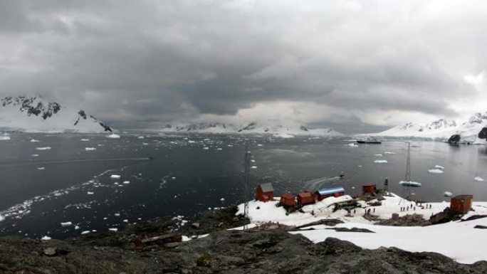 布朗站位于南极洲天堂湾的阿根廷南极基地和科学考察站