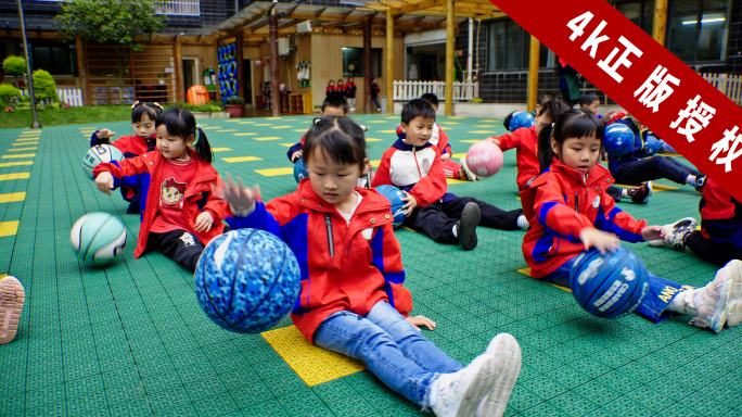 4k 实拍幼儿园小朋友合集