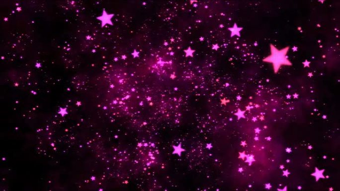 太空穿越恒星形状-紫色环