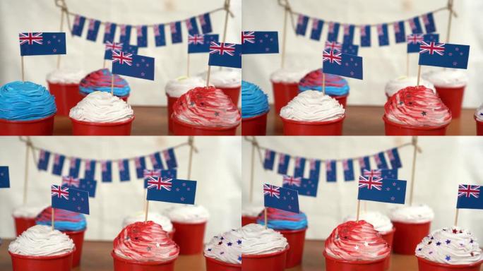 爱国新西兰党。甜点表