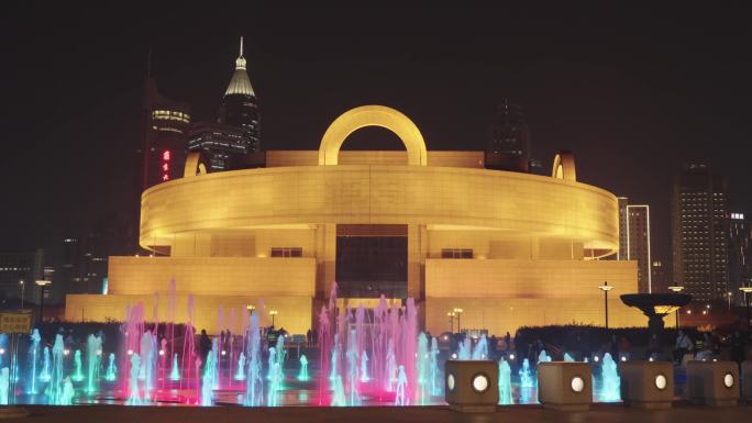 上海人民广场音乐喷泉