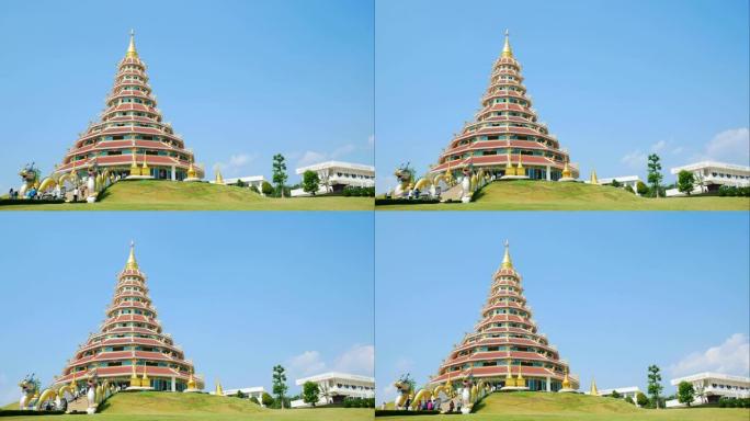 泰国清莱怀普拉公庙的宝塔。