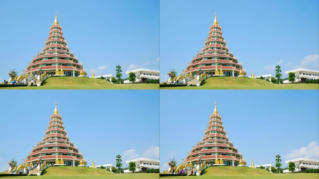 泰国清莱怀普拉公庙的宝塔。