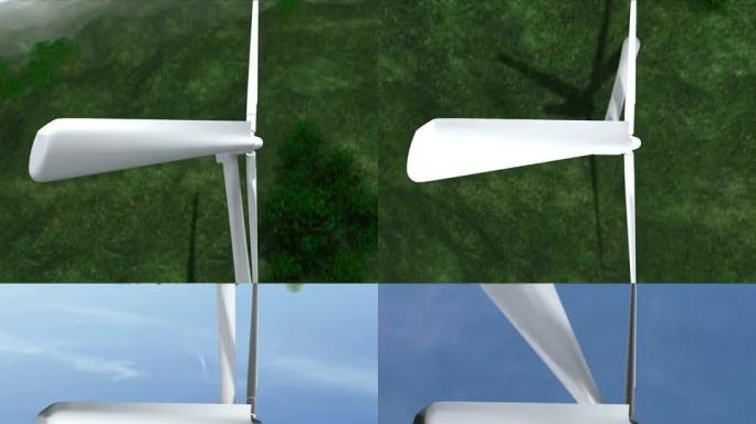 风力涡轮机环路移动摄像机