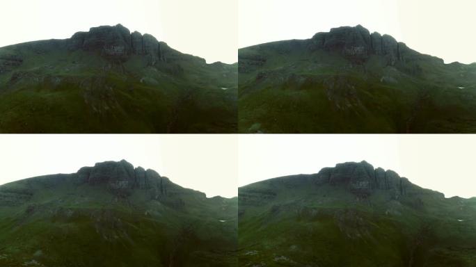 老人山的鸟瞰图。高地。苏格兰。