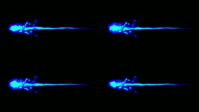 火闪电动画、卡通漫画动画、火焰循环背景、