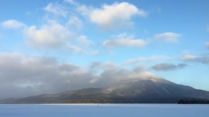 日本北海道阿寒湖 (Akanko)。