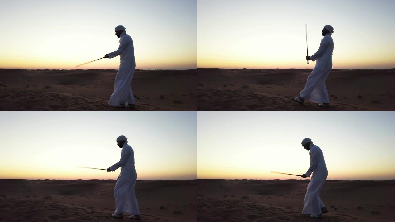 Al Ayala Dance-阿拉伯传统的棍棒舞蹈