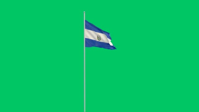 尼加拉瓜国旗升起
