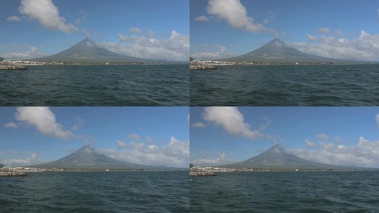 菲律宾黎牙实比马永山和港口火山