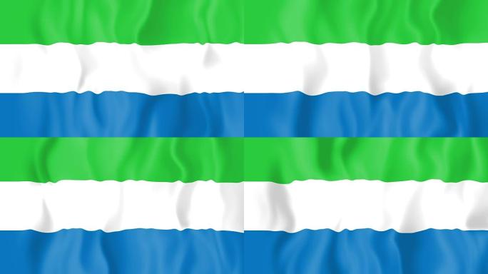 塞拉利昂的动画旗帜