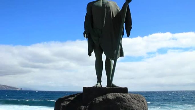 特内里费岛的关什雕像。加那利群岛。西班牙。