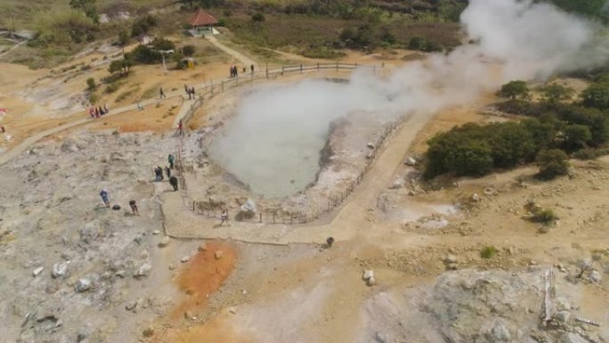 火山高原印度尼西亚迪昂高原