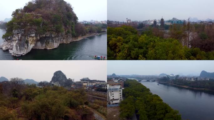 12组桂林 地标 象鼻山 象山区 漓江