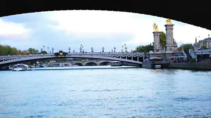 巴黎塞纳河的景色