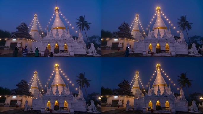 塔帕那Doi孔木寺的4k延时视频。
