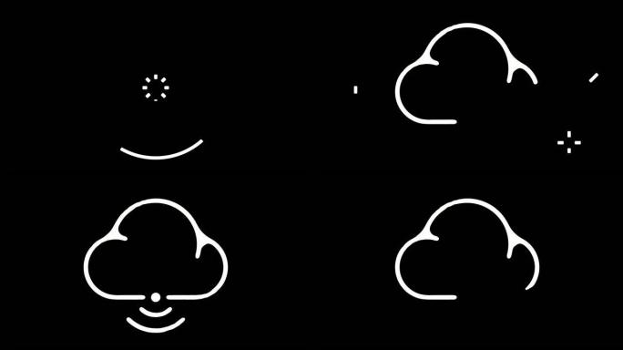 云技术黑板线动画与阿尔法