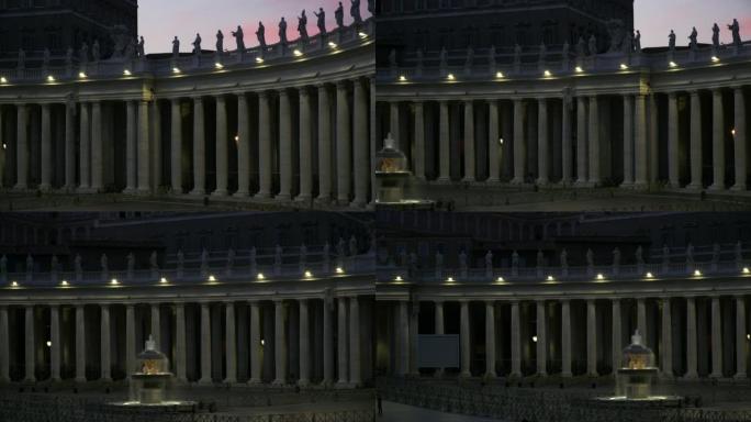 梵蒂冈夜广场