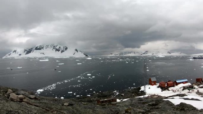 布朗站位于南极洲天堂湾的阿根廷南极基地和科学考察站