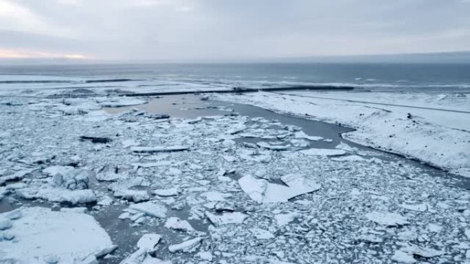 钻石海滩空中稳定拍摄