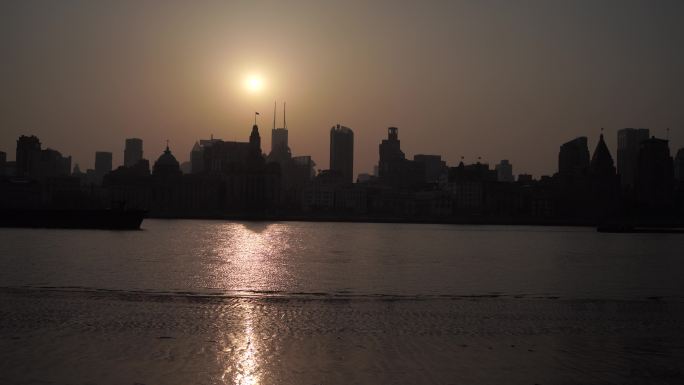 上海万国建筑日落