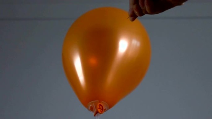 气球爆炸的超慢动作