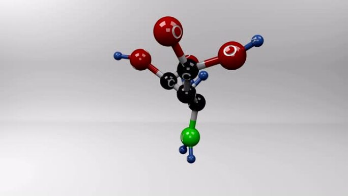 天冬氨酸分子。