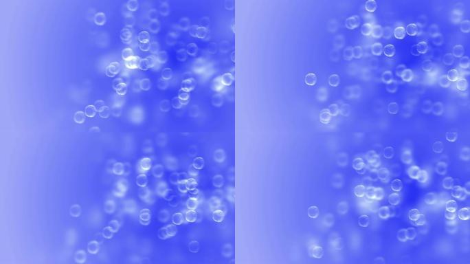 泡泡可循环动画 (蓝色)