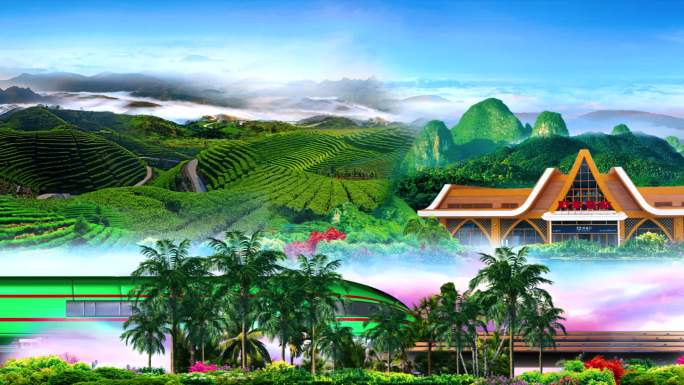 坐着高铁去看海