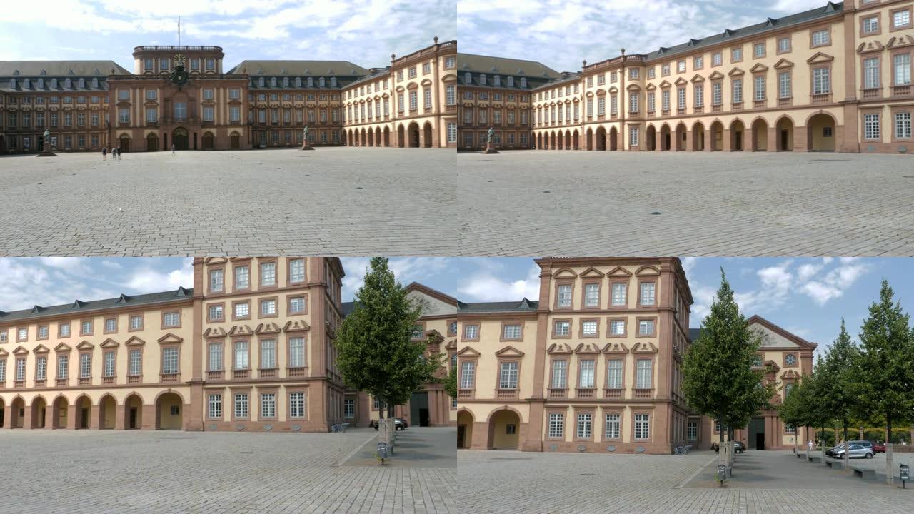 曼海姆巴洛克宫殿和庭院-泛右