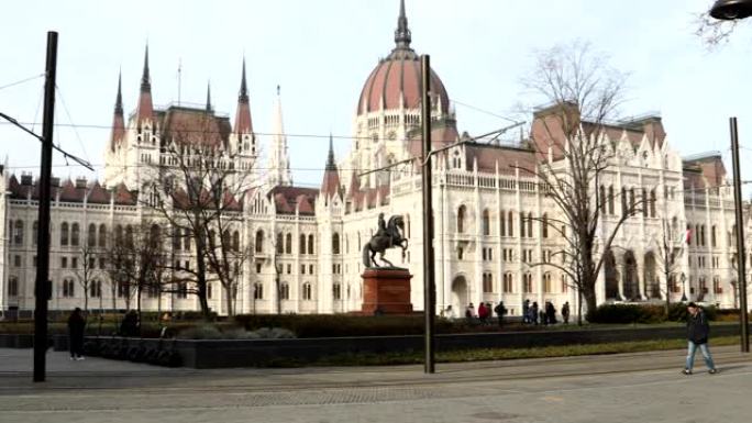 布达佩斯的匈牙利议会大楼外景