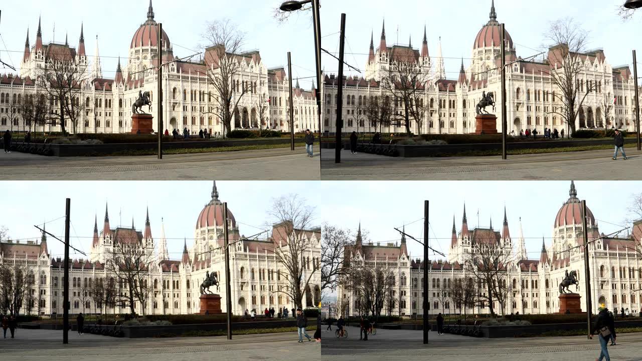布达佩斯的匈牙利议会大楼外景