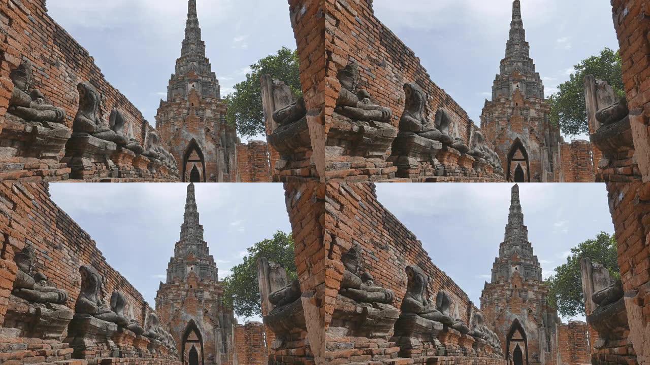 泰国美丽的废墟