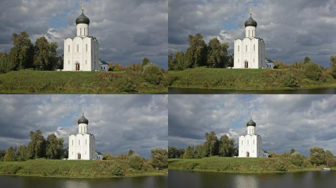 俄罗斯Nerl河上的圣母代祷教堂