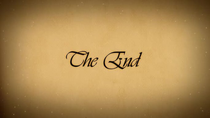 动画标题 “The End”