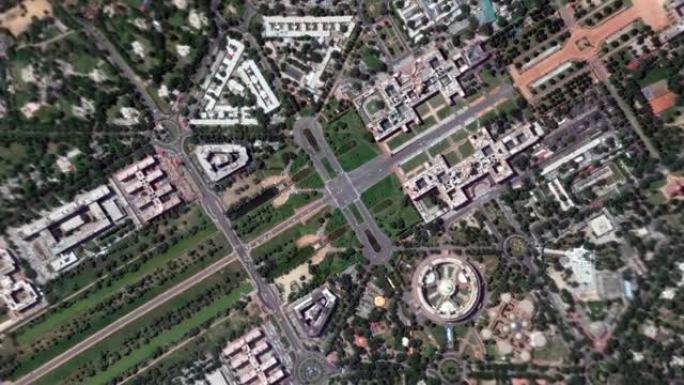 Earth Zoom In Zoom Out New Delhi India