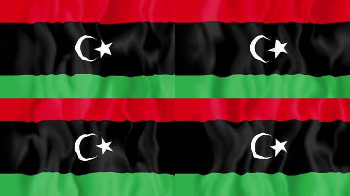 利比亚的动画旗帜