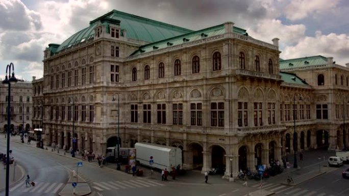 维也纳国家歌剧院背面-维也纳国家歌剧院-慢动作