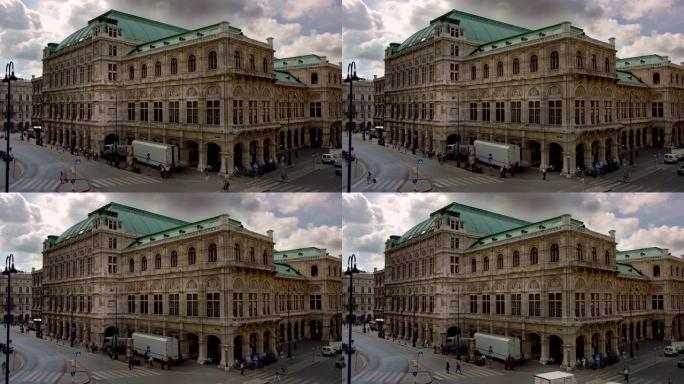 维也纳国家歌剧院背面-维也纳国家歌剧院-慢动作