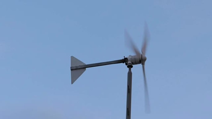 小型风力发电厂的风车、涡轮、发电机