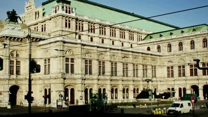 维也纳-奥地利国家歌剧院-缩放-延时-天