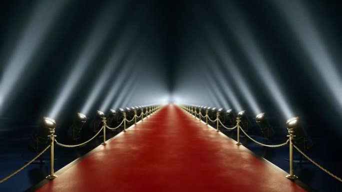 循环红地毯动画