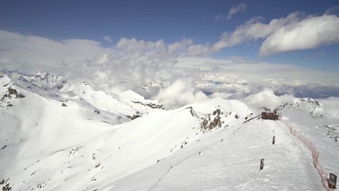 瑞士少女峰的4k视图