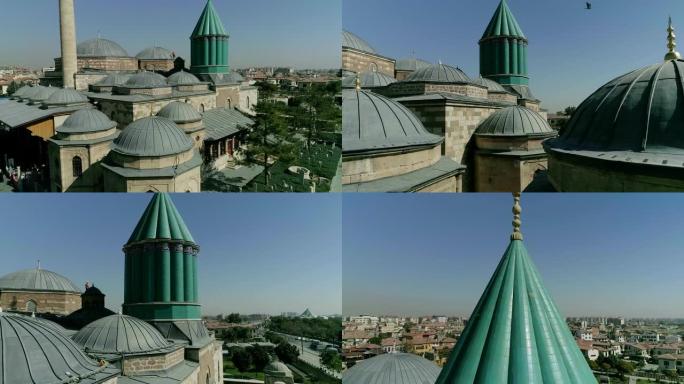 科尼亚梅弗拉纳清真寺建筑群鸟瞰图4