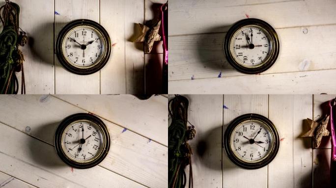 延时时钟-相机用02:00时钟的大手旋转-03:00